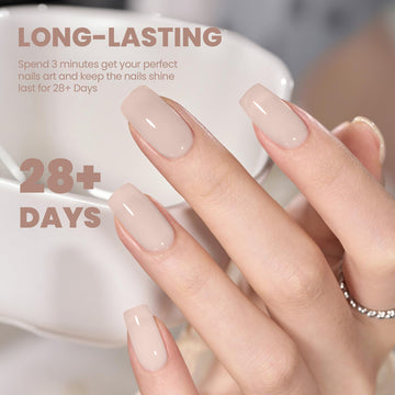 Flash Sale Barely Beige – Basic Colors Gel Nail Polish 7.5ml #10 - Limited Time 57% OFF