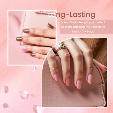 Warm Embrace - Nude Gel Nail Polish 6 Colors Set 7.5ml