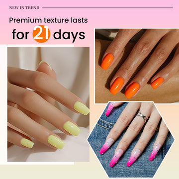Citrus Sorbet - Gel Nail Polish 6 Colors Set 7.5ml