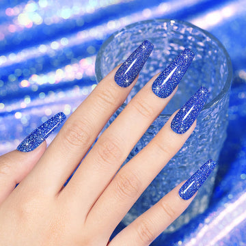 Flash Sale Twilight Blue – Reflective Glitter Gel Nail Polish 7.5ml #38 - Limited Time 57% OFF