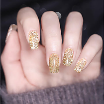 Flash Sale Golden Dawn Reflective Glitter Gel Nail Polish 7.5ml #45 - Limited Time 72% OFF