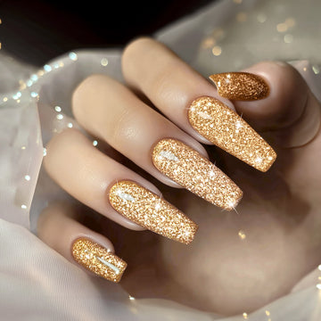 Flash Sale Citrus Glow – Reflective Glitter Gel Nail Polish 7.5ml #54 - Limited Time 57% OFF