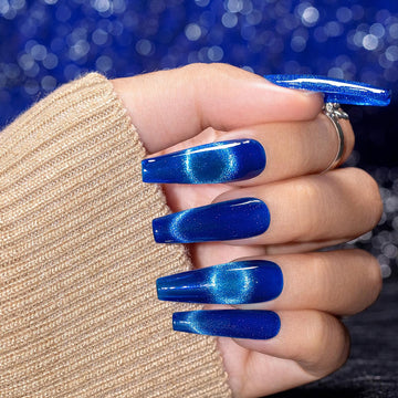 Flash Sale Sapphire Glow – Glitter Shiny Cat Eye Gel Nail Polish 7.5ml #60 - Limited Time 57% OFF