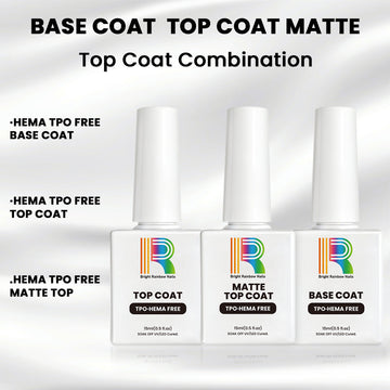 Essential Base Coat — smooth base for even color, prevents peeling and stains, enhances adhesion