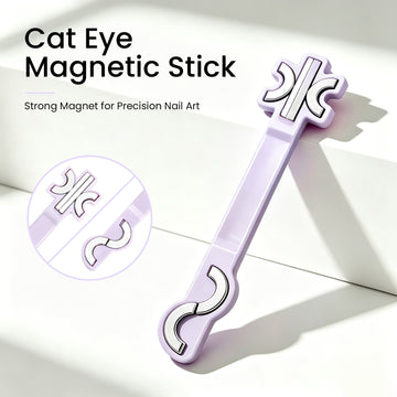 S Ribbon Cat Eye Magnet Stick | Dual-End Strong Magnet for Precision Nail Art