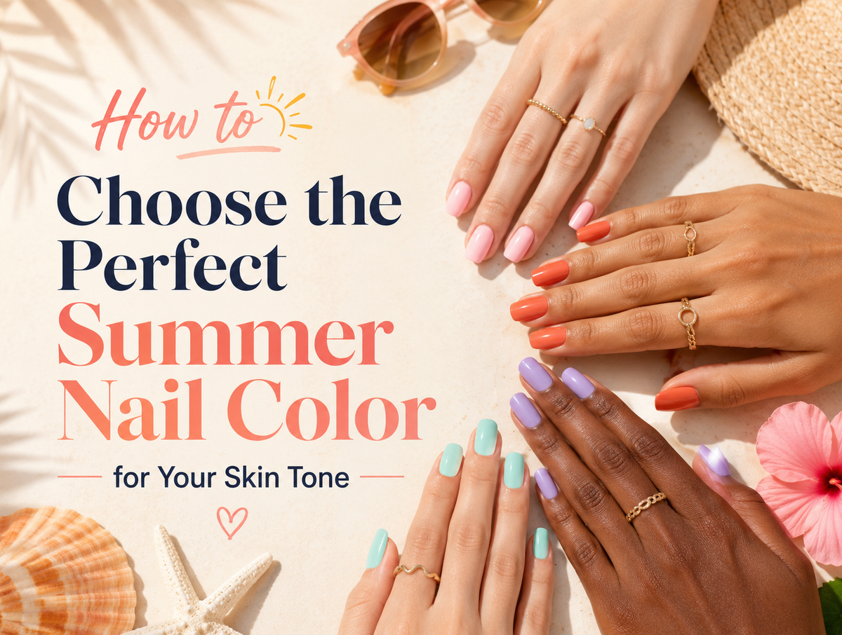 How to Choose the Perfect Summer Nail Color for Your Skin Tone