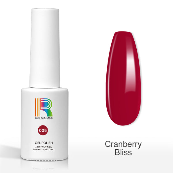 Cranberry Bliss - Basic colors gel nail polish 7.5ml #05