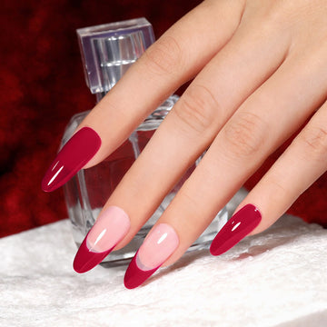 Deep Burgundy Red Basic Colors Gel Nail Polish 15ml #005 - TPO & HEMA Free