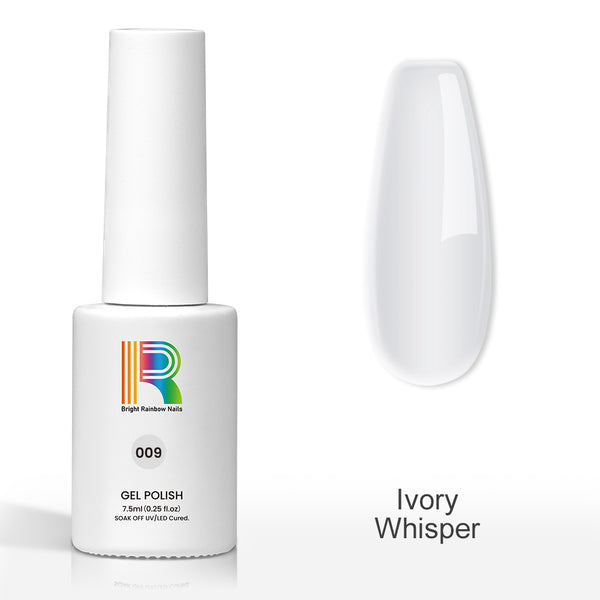 Ivory Whisper - Basic colors gel nail polish 7.5ml #09