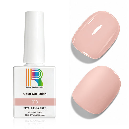 Peach Pink Basic Colors Gel Nail Polish 15ml #013 - TPO & HEMA Free
