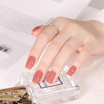 Flash Sale Caramel Latte – Basic Colors Gel Nail Polish 7.5ml #15 - Limited Time 57% OFF