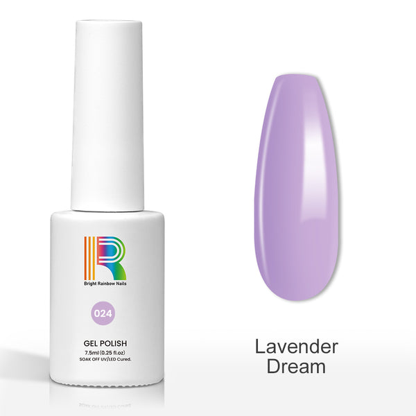 Lavender Dream - Basic colors gel nail polish 7.5ml #24
