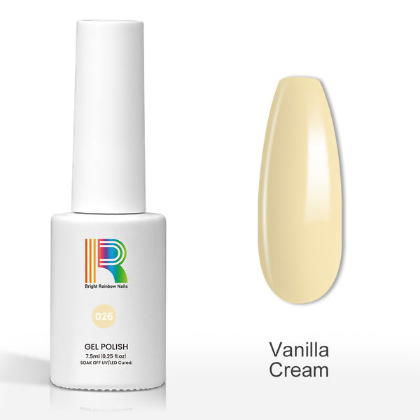 Vanilla Cream - Basic colors gel nail polish 7.5ml #26