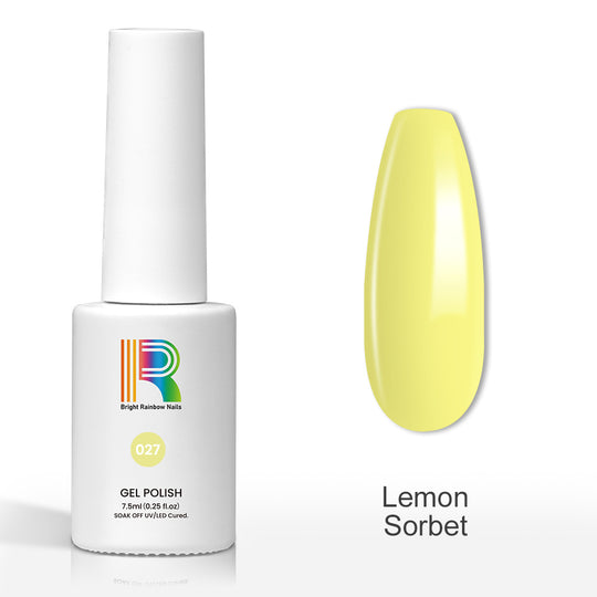 Flash Sale Lemon Sorbet – Basic Colors Gel Nail Polish 7.5ml #27 - Limited Time 57% OFF