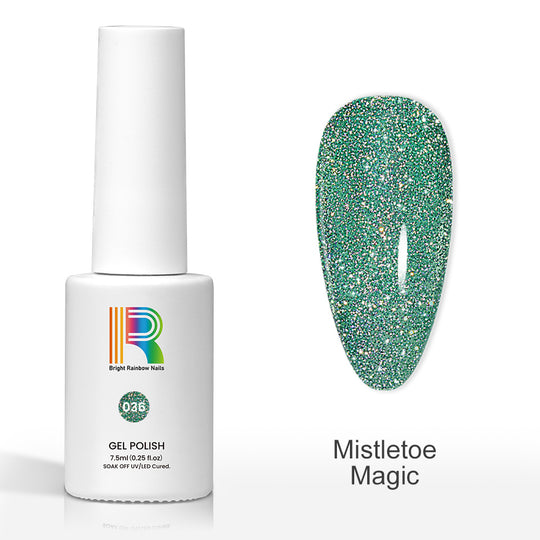 Flash Sale Mistletoe Magic Reflective Glitter Gel Nail Polish 7.5ml #36 - Limited Time 64% OFF