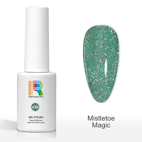 Mistletoe Magic - Reflective Glitter gel nail polish 7.5ml #36