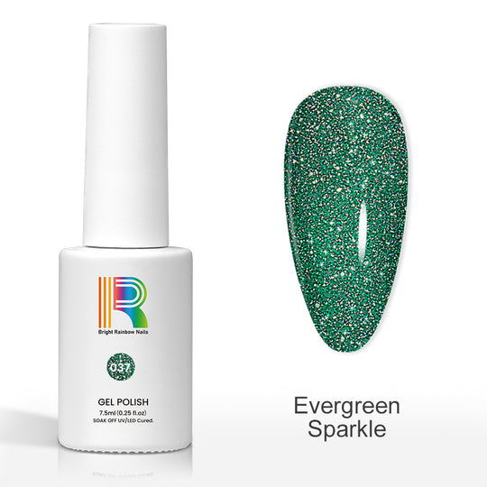 Flash Sale Evergreen Sparkle – Reflective Glitter Gel Nail Polish 7.5ml #37 - Limited Time 57% OFF