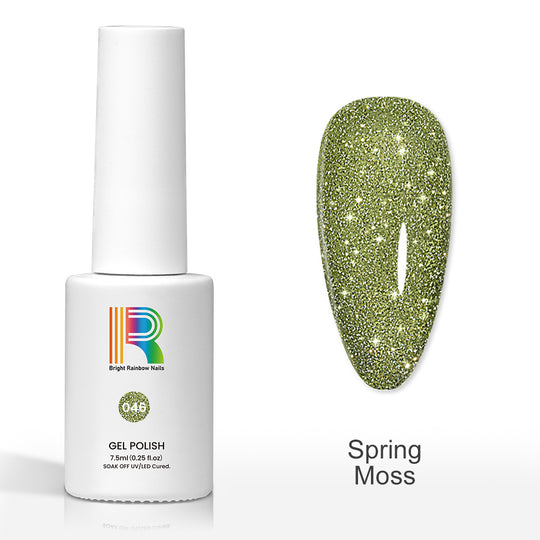 Flash Sale Spring Moss – Reflective Glitter Gel Nail Polish 7.5ml #46 - Limited Time 57% OFF