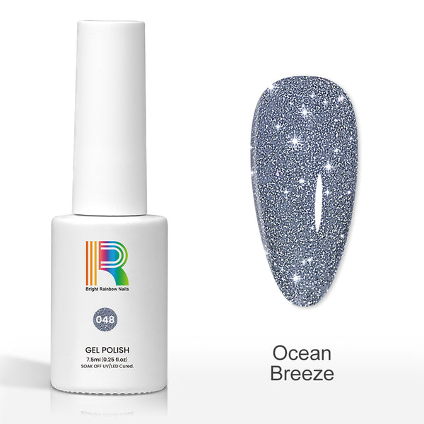 Ocean Breeze - Reflective Glitter gel nail polish 7.5ml #48