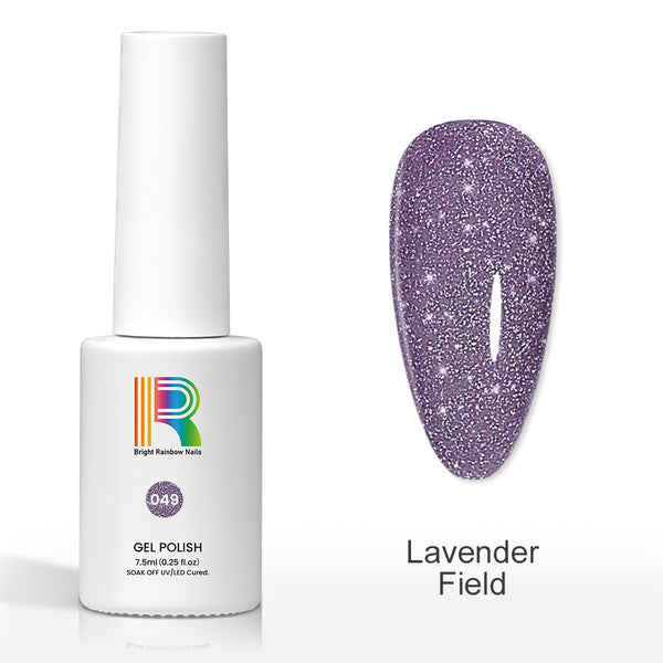 Lavender Field - Reflective Glitter gel nail polish 7.5ml #49