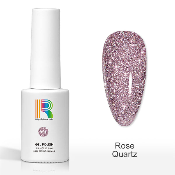 Rose Quartz - Reflective Glitter gel nail polish 7.5ml #51