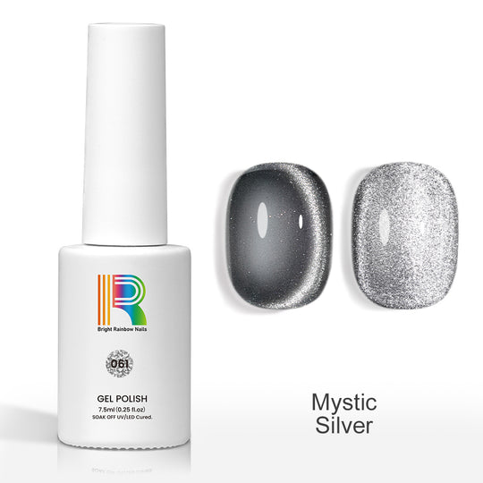 Flash Sale Mystic Silver – Glitter Shiny Cat Eye Gel Nail Polish 7.5ml #61 - Limited Time 57% OFF