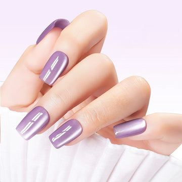 Flash Sale Lavender Dream – Moonlit Velvet Cat Eye Gel Nail Polish 7.5ml #65 - Limited Time 57% OFF