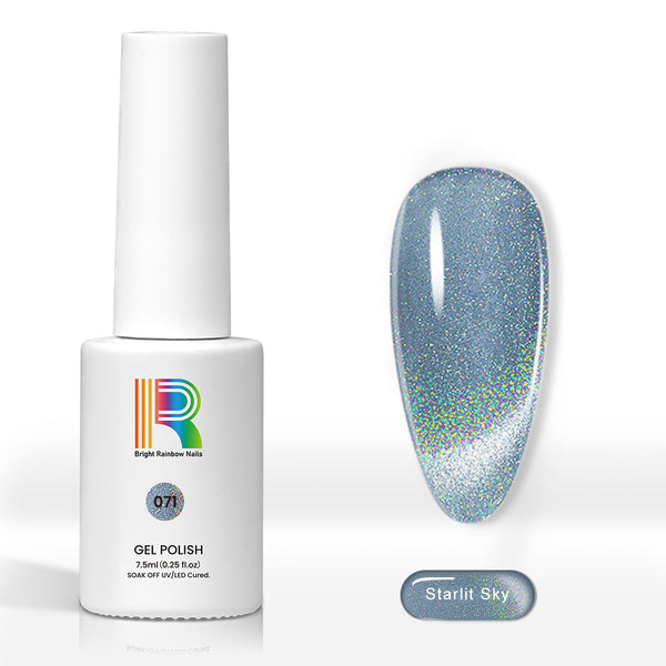 Starlit Sky - Holographic Shimmer Cat Eye Nail Gel Polish 7.5ml #71