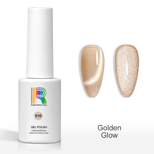Flash Sale Golden Glow – Nude Velvet Cat Eye Gel Nail Polish 7.5ml #75 - Limited Time 57% OFF
