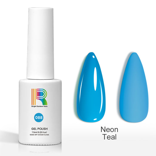 Flash Sale Neon Teal – Aqua Blue Gel Nail Polish 7.5ml #88 - Limited Time 57% OFF
