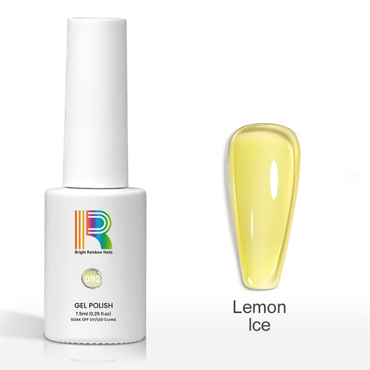 Flash Sale Lemon Ice Neon Yellow Gel Nail Polish 7.5ml #92 - Limited Time 62% OFF