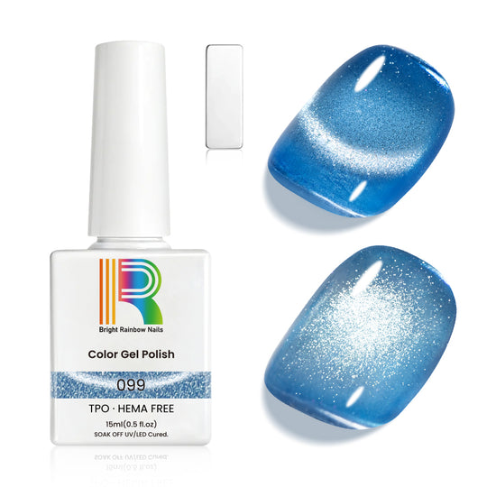 Ocean Blue 9D Cat Eye Gel Polish 15ml #099 - TPO & HEMA Free