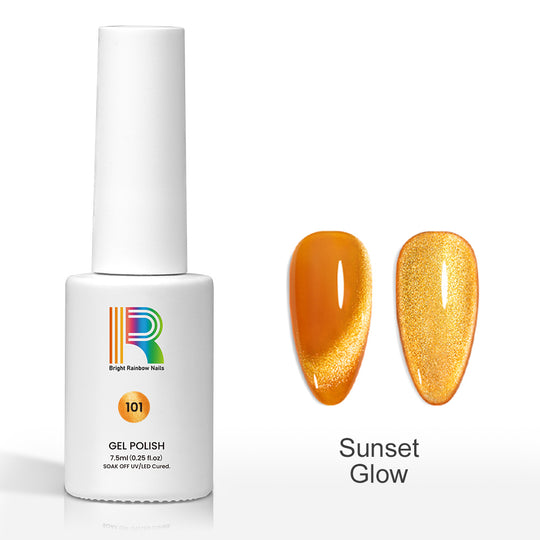 Flash Sale Sunset Glow – 9D Neon Cat Eye Gel Polish 7.5ml #101 - Limited Time 57% OFF
