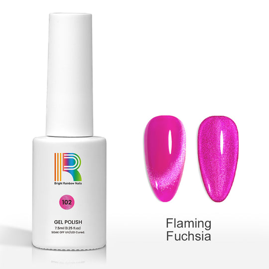 Flash Sale Flaming Fuchsia – 9D Neon Cat Eye Gel Polish 7.5ml #102 - Limited Time 63% OFF