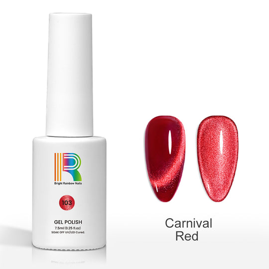 Flash Sale Carnival Red – 9D Neon Cat Eye Gel Polish 7.5ml #103 - Limited Time 57% OFF