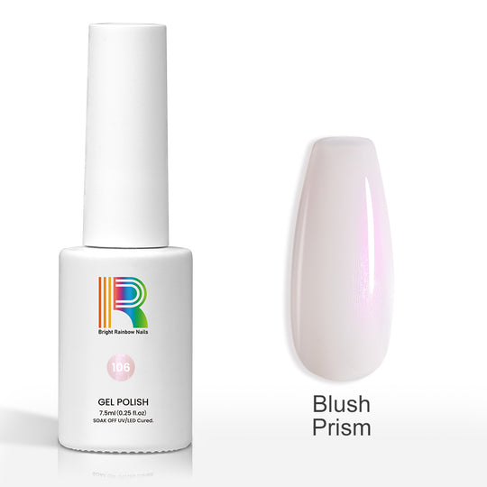 Flash Sale Blush Prism – Iridescent Baby Pink Sheer Base Gel Polish 7.5ml #106 - Limited Time 57% OFF