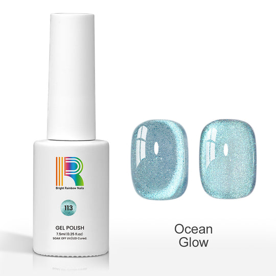 Flash Sale Ocean Glow – Glitter Shiny Cat Eye Gel Polish 7.5ml #113 - Limited Time 57% OFF
