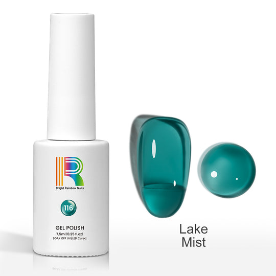 Flash Sale Lake Mist – Sheer Blue-Green Jelly Gel Polish 7.5ml #116 - Limited Time 57% OFF