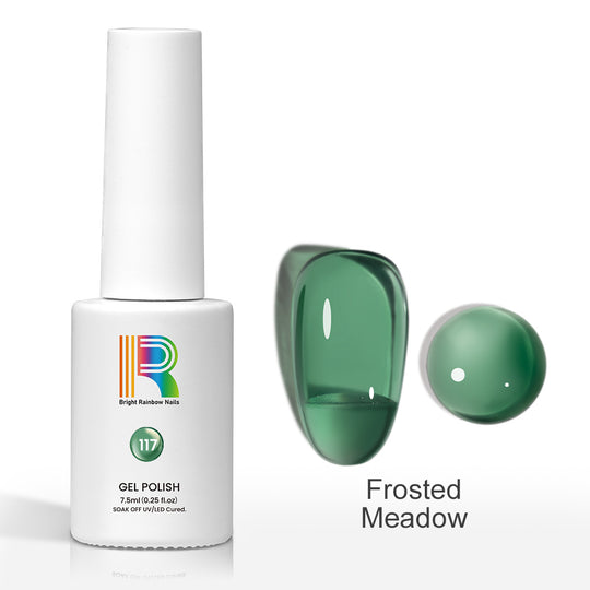 Flash Sale Frosted Meadow – Soft Grassy Green Jelly Gel Polish 7.5ml #117 - Limited Time 57% OFF