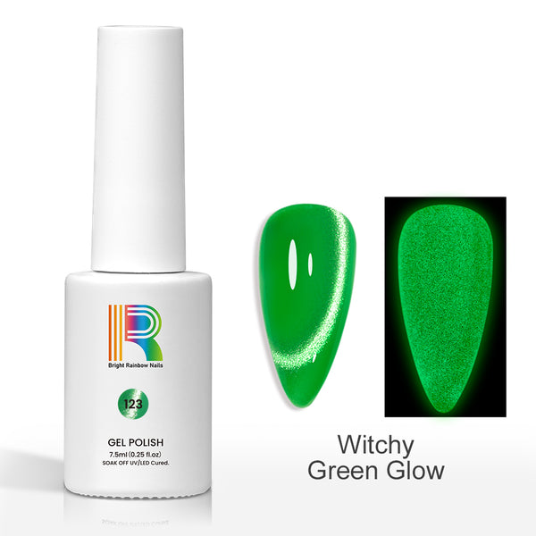 Witchy Green – Neon Glow-in-the-Dark Gel Polish 7.5ml #123