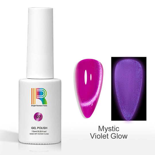 Flash Sale Mystic Violet – Neon Glow-in-the-Dark Gel Polish 7.5ml #127 - Limited Time 57% OFF