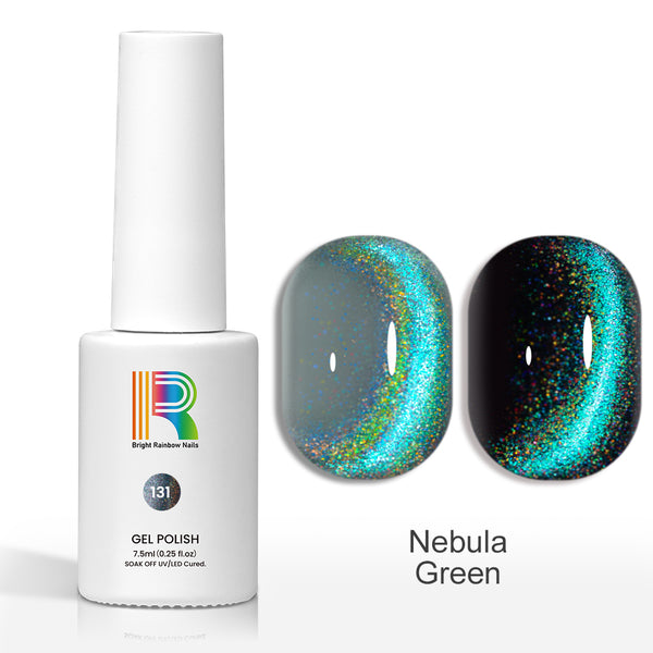 Nebula Green – Laser Cat Eye Magnetic Gel Polish 7.5ml #131
