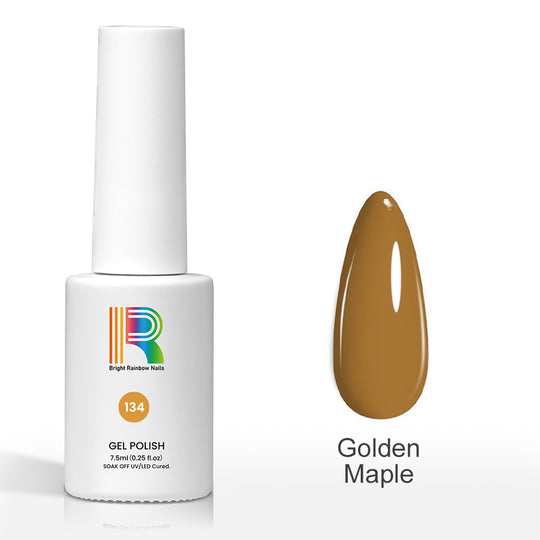 Flash Sale Golden Maple Caramel Nude Gel Polish 7.5ml #134 - Limited Time 62% OFF