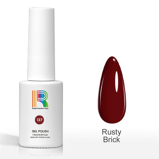 Flash Sale Rusty Brick – Deep Brick Red Gel Polish 7.5ml #137 - Limited Time 57% OFF