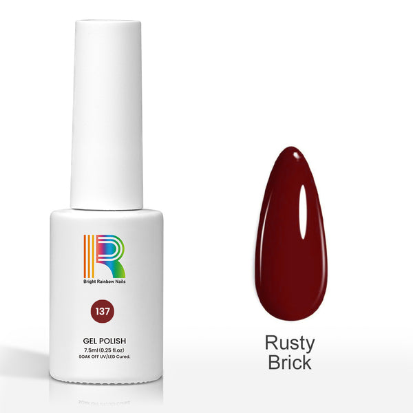 Rusty Brick – Deep Brick Red Gel Polish 7.5ml #137