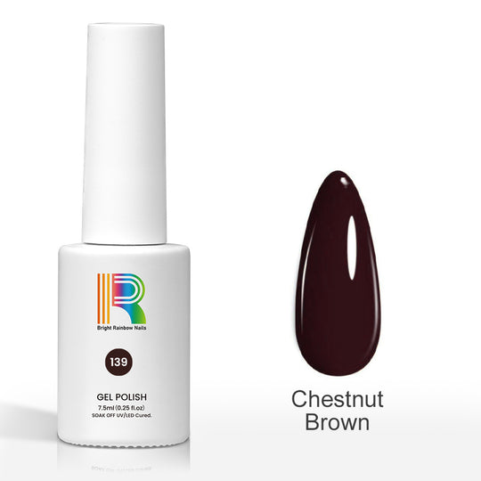 Flash Sale Chestnut Brown – Deep Chocolate Gel Polish 7.5ml #139 - Limited Time 57% OFF