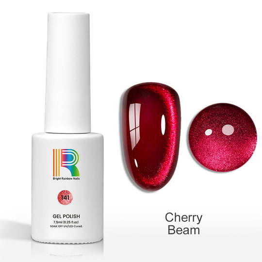 Flash Sale Cherry Beam – Luminous Red Cat Eye Gel Polish 7.5ml #141 - Limited Time 57% OFF