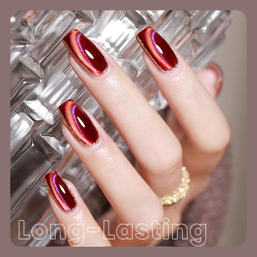 Holiday Gem - Glitter Shiny Cat eye Gel Nail Polish 6 Colors Set 7.5ml