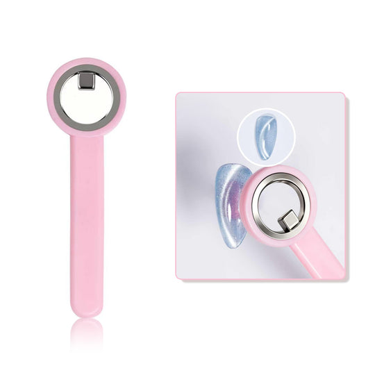 Upgraded Circular Candy Magnet - Hollow Cat Eye Nail Art Tool with Second Suction Loop