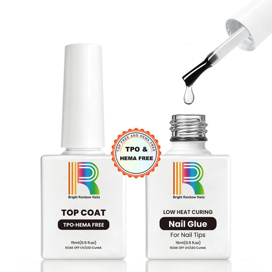 Strong adhesion self-leveling super clear nail glue formula features